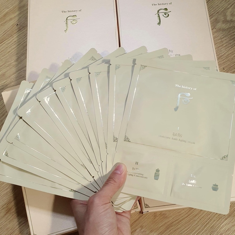 The History of Whoo Bichup Moisture Anti-Aging Mask x 10Pcs(Cream + Essence)